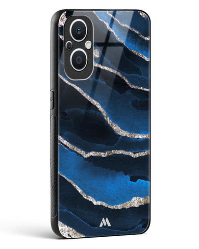 Shimmering Sands Blue Marble Glass Case Phone Cover (Oppo)