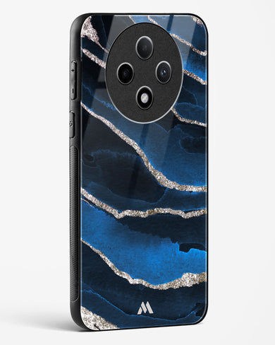 Shimmering Sands Blue Marble Glass Case Phone Cover (Oppo)