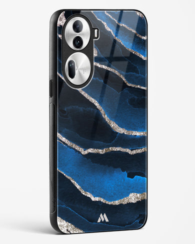 Shimmering Sands Blue Marble Glass Case Phone Cover (Oppo)