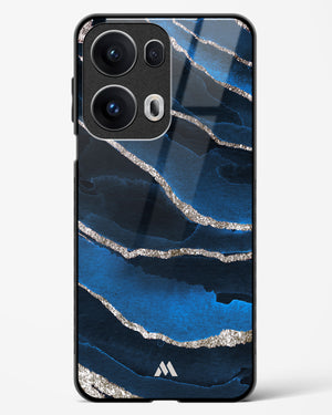 Shimmering Sands Blue Marble Glass Case Phone Cover (Oppo)