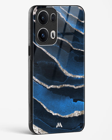 Shimmering Sands Blue Marble Glass Case Phone Cover (Oppo)