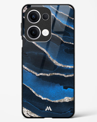 Shimmering Sands Blue Marble Glass Case Phone Cover (Oppo)
