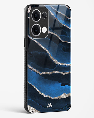 Shimmering Sands Blue Marble Glass Case Phone Cover (Oppo)