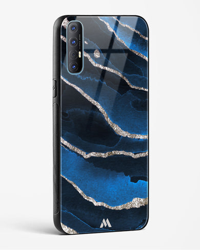 Shimmering Sands Blue Marble Glass Case Phone Cover (Oppo)