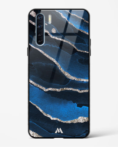 Shimmering Sands Blue Marble Glass Case Phone Cover (Oppo)