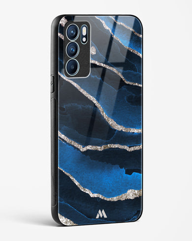 Shimmering Sands Blue Marble Glass Case Phone Cover (Oppo)