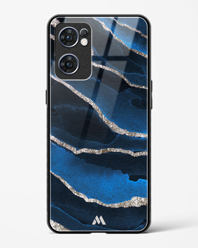 Shimmering Sands Blue Marble Glass Case Phone Cover (Oppo)