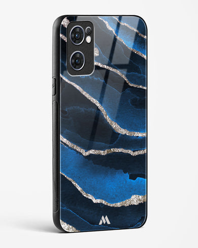 Shimmering Sands Blue Marble Glass Case Phone Cover (Oppo)