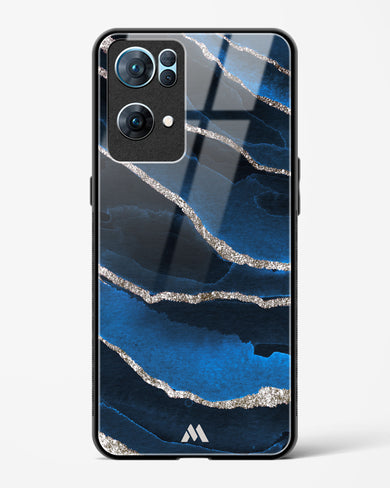 Shimmering Sands Blue Marble Glass Case Phone Cover (Oppo)