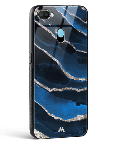 Shimmering Sands Blue Marble Glass Case Phone Cover (Realme)