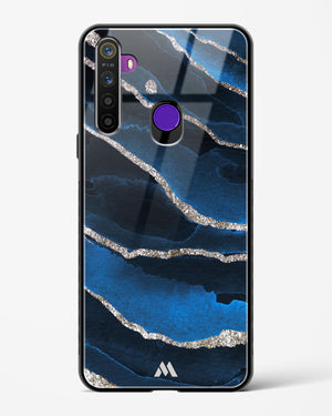 Shimmering Sands Blue Marble Glass Case Phone Cover (Realme)