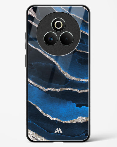 Shimmering Sands Blue Marble Glass Case Phone Cover (Realme)