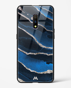 Shimmering Sands Blue Marble Glass Case Phone Cover (Realme)