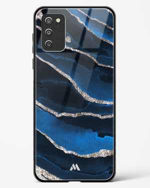 Shimmering Sands Blue Marble Glass Case Phone Cover (Samsung)