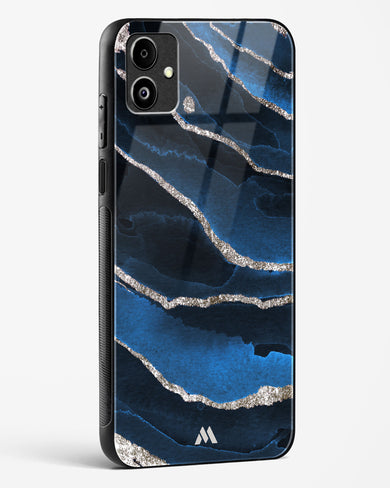 Shimmering Sands Blue Marble Glass Case Phone Cover (Samsung)