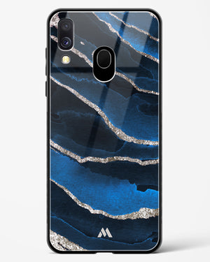 Shimmering Sands Blue Marble Glass Case Phone Cover (Samsung)