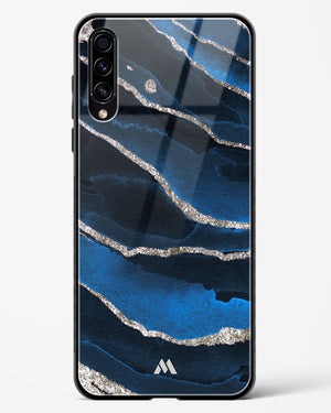Shimmering Sands Blue Marble Glass Case Phone Cover (Samsung)