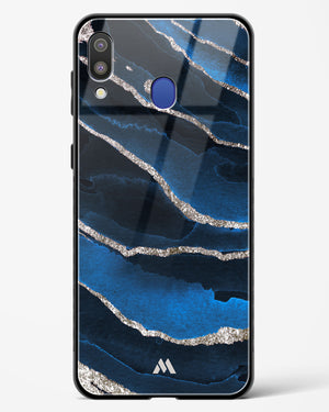 Shimmering Sands Blue Marble Glass Case Phone Cover (Samsung)