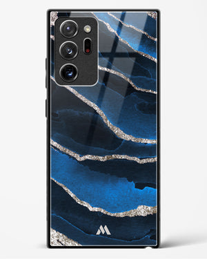 Shimmering Sands Blue Marble Glass Case Phone Cover (Samsung)
