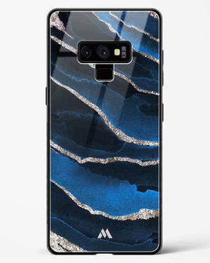 Shimmering Sands Blue Marble Glass Case Phone Cover (Samsung)