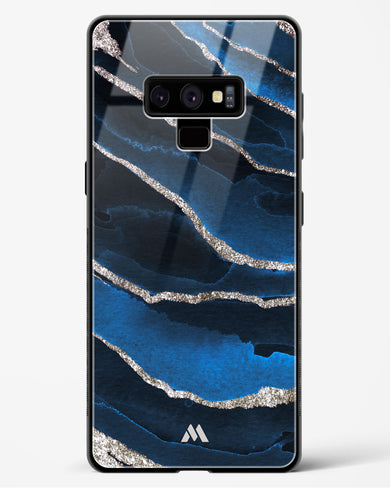 Shimmering Sands Blue Marble Glass Case Phone Cover (Samsung)