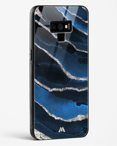 Shimmering Sands Blue Marble Glass Case Phone Cover (Samsung)