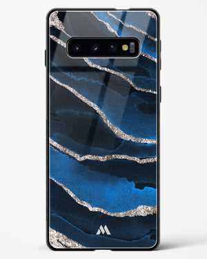 Shimmering Sands Blue Marble Glass Case Phone Cover (Samsung)