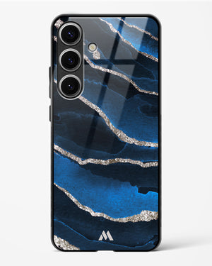 Shimmering Sands Blue Marble Glass Case Phone Cover (Samsung)