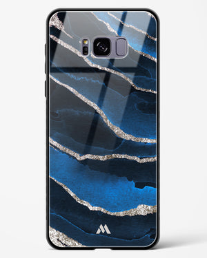 Shimmering Sands Blue Marble Glass Case Phone Cover (Samsung)