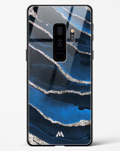 Shimmering Sands Blue Marble Glass Case Phone Cover (Samsung)