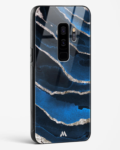 Shimmering Sands Blue Marble Glass Case Phone Cover (Samsung)
