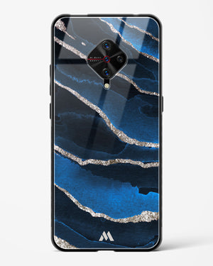 Shimmering Sands Blue Marble Glass Case Phone Cover (Vivo)