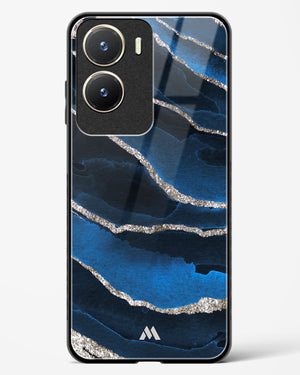 Shimmering Sands Blue Marble Glass Case Phone Cover (Vivo)