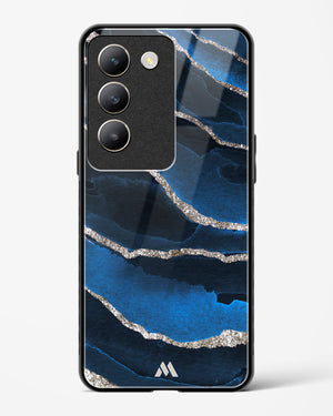 Shimmering Sands Blue Marble Glass Case Phone Cover (Vivo)