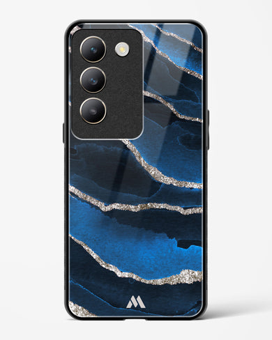 Shimmering Sands Blue Marble Glass Case Phone Cover (Vivo)