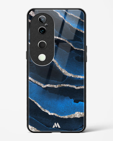 Shimmering Sands Blue Marble Glass Case Phone Cover (Vivo)