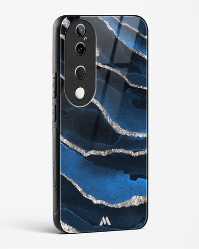 Shimmering Sands Blue Marble Glass Case Phone Cover (Vivo)