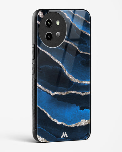 Shimmering Sands Blue Marble Glass Case Phone Cover (Vivo)