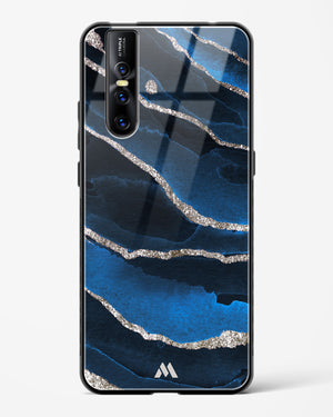 Shimmering Sands Blue Marble Glass Case Phone Cover (Vivo)