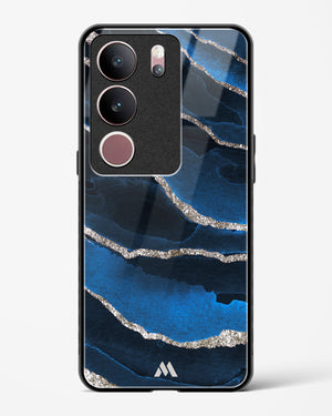 Shimmering Sands Blue Marble Glass Case Phone Cover (Vivo)