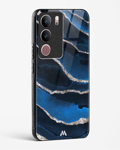 Shimmering Sands Blue Marble Glass Case Phone Cover (Vivo)