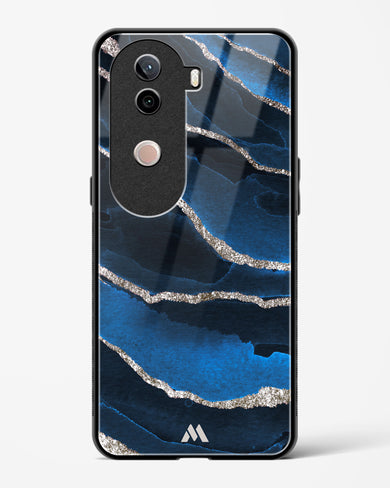 Shimmering Sands Blue Marble Glass Case Phone Cover (Vivo)