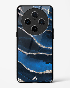 Shimmering Sands Blue Marble Glass Case Phone Cover (Vivo)