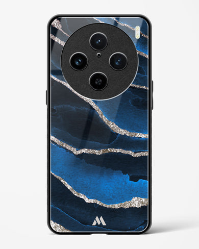 Shimmering Sands Blue Marble Glass Case Phone Cover (Vivo)