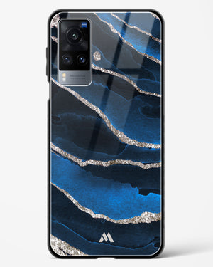 Shimmering Sands Blue Marble Glass Case Phone Cover (Vivo)