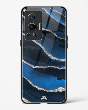 Shimmering Sands Blue Marble Glass Case Phone Cover (Vivo)