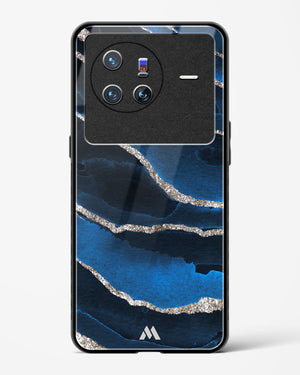 Shimmering Sands Blue Marble Glass Case Phone Cover (Vivo)