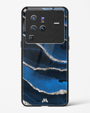 Shimmering Sands Blue Marble Glass Case Phone Cover (Vivo)