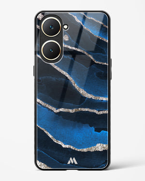 Shimmering Sands Blue Marble Glass Case Phone Cover (Vivo)