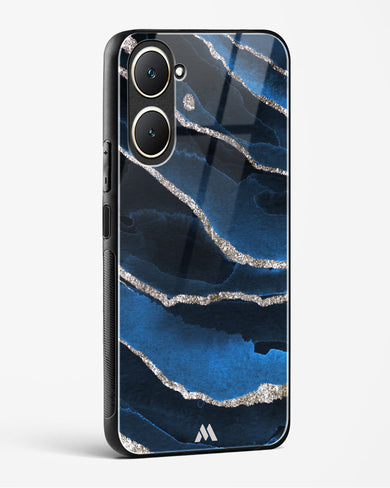 Shimmering Sands Blue Marble Glass Case Phone Cover (Vivo)